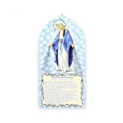 Quadretto Madonna Miracolosa Cupola 10x20 Cm