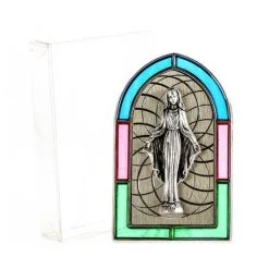 Quadretto Madonna Miracolosa Vetrata 13x8 Cm -Sconto Rosari Fai da Te in Italia 1360027 c quadretto vetrata madonna miracolosa misura cm 13x8 550x550w