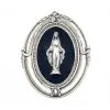 Quadretto Madonna Miracolosa Ovale 11x9 Cm