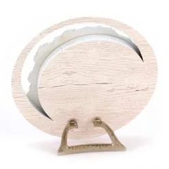 Quadretto San Pio Da Pietrelcina In Legno Chiaro Diametro 11 Cm -Sconto Rosari Fai da Te in Italia 13600326 quadretto san pio da pietrelcina in legno chiaro diametro 11 cmc 550x550 1