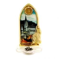 Quadretto Madonna Di Lourdes E Basilica 3,5x6 Cm -Sconto Rosari Fai da Te in Italia 13600406 quadretto madonna di lourdes e basilica 3 5x6 cmc 550x550 1