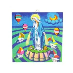 Quadro Madonna Miracolosa 15x15 Cm