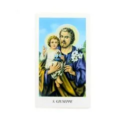 Immagine San Giuseppe-A Con Preghiera 6x11 Cm Pz 100