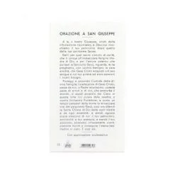 Immagine San Giuseppe-C Con Preghiera 6x11 Cm Pz 100 -Sconto Rosari Fai da Te in Italia 13800161 immagine san giuseppe c con preghiera 6x11 cm pz 100b 550x550w