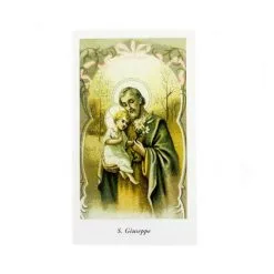 Immagine San Giuseppe-E Con Preghiera 6x11 Cm Pz 100