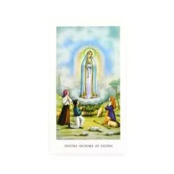 Immagine Madonna Di Fatima Con Preghiera 6x11 Cm Pz 100