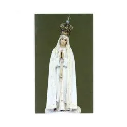 Immagine Cartoncino Madonna Di Fatima 7x12 Cm Pz 100