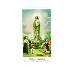 Immagine Madonna Di Fatima-A Con Preghiera 6x11 Cm Pz 100