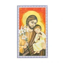 Immagine Icona San Giuseppe Cornice Blu 7x12 Cm Pz 100