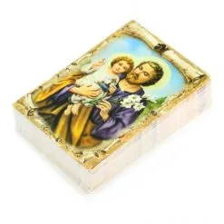 Immagine San Giuseppe In Cartoncino Con Preghiera 6,2x9,4 Cm Pz 100 -Sconto Rosari Fai da Te in Italia 13800377 immagine san giuseppe in cartoncino con preghiera 6 2x9 4 cm pz 100c 550x550 1