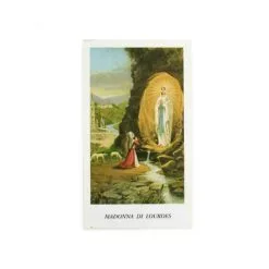Immagine Madonna Di Lourdes-B Con Preghiera 11x6 Cm Pz 100