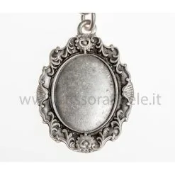 Portachiavi Madonna Del Carmine Fiore Smaltato 3x10,5 Cm -Sconto Rosari Fai da Te in Italia 14100100 b20portachiavi20madonna20del20carmine 550x550w