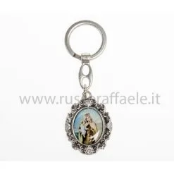 Portachiavi Madonna Del Carmine Fiore Smaltato 3x10,5 Cm -Sconto Rosari Fai da Te in Italia 14100100 d20portachiavi20madonna20del20carmine 550x550w