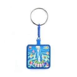 Portachiavi Madonna Miracolosa 3,5x9 Cm Stefano Calisti