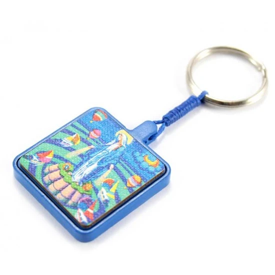 Portachiavi Madonna Miracolosa 3,5x9 Cm Stefano Calisti 2 Portachiavi Madonna Miracolosa 3,5x9 Cm Stefano Calisti - immagine 2