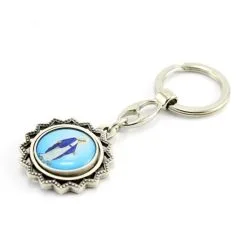 Portachiavi Madonna Miracolosa Girevole 3,5x9 Cm -Sconto Rosari Fai da Te in Italia 1410015 portachiavi in metallo girevole madonna miracolosa misura cm 3 5x9c 550x550w