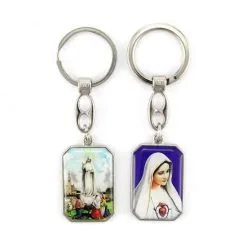 Portachiavi Madonna Di Fatima 2,5x9 Cm