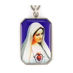 Portachiavi Madonna Di Fatima 2,5x9 Cm -Sconto Rosari Fai da Te in Italia 14100169 portachiavi madonna di fatima 2 5x9 cmb 550x550w