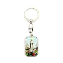 Portachiavi Madonna Di Fatima 2,5x9 Cm -Sconto Rosari Fai da Te in Italia 14100169 portachiavi madonna di fatima 2 5x9 cmc 550x550w