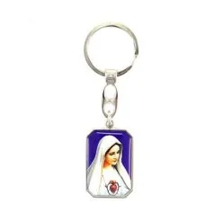 Portachiavi Madonna Di Fatima 2,5x9 Cm -Sconto Rosari Fai da Te in Italia 14100169 portachiavi madonna di fatima 2 5x9 cmd 550x550w