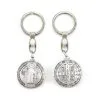 Portachiavi San Benedetto Medaglia Bombata 3,5x9 Cm