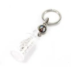 Portachiavi Madonna Di Lourdes Con Rosario 2x5 Cm -Sconto Rosari Fai da Te in Italia 14100189 portachiavi madonna di lourdes con rosario 2x5 cmd 550x550w