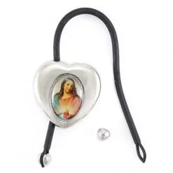 Portachiavi Cuore Metallo Con Sacro Cuore 3,5x3,5 Cm -Sconto Rosari Fai da Te in Italia 14100194 portachiavi cuore metallo con sacro cuore 3 5x3 5 cmd 550x550 1