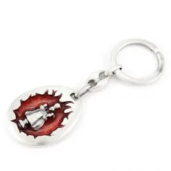 Portachiavi Goccia Gesù Bambino Di Praga Smalto Rosso 3x9 Cm -Sconto Rosari Fai da Te in Italia 14100197 portachiavi goccia ges bambino di praga smalto rosso 3x9 cmd 550x550 1