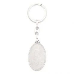Portachiavi Ovale In Metallo Christus 2,5x10 Cm -Sconto Rosari Fai da Te in Italia 14100201 portachiavi ovale in metallo christus 2 5x10 cmc 550x550 1