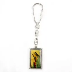 Portachiavi Rettangolare Madonna Addolorata 2x9 Cm