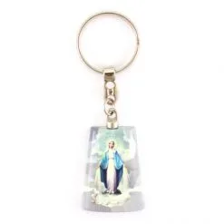 Portachiavi Coppo Madonna Miracolosa 3,5x4,5 Cm
