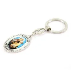 Portachiavi Sant'Antonio Ovunque Proteggimi 3x9 Cm -Sconto Rosari Fai da Te in Italia 14100221 portachiavi sant antonio ovunque proteggimi 3x9 cme 550x550 1