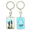 Portachiavi Madonna Miracolosa Con Stemma 3x10 Cm