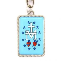 Portachiavi Madonna Miracolosa Con Stemma 3x10 Cm -Sconto Rosari Fai da Te in Italia 14100222 portachiavi madonna miracolosa con stemma 3x10 cmc 550x550 1