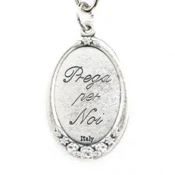 Portachiavi San Francesco D'Assisi Con Rose 3x10 Cm -Sconto Rosari Fai da Te in Italia 14100225 portachiavi san francesco d assisi con rose 3x10 cmc 550x550 1