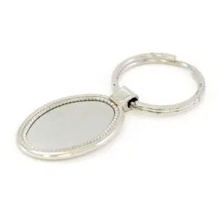 Portachiavi Ovale In Metallo Nichelato 3,5x8 Cm -Sconto Rosari Fai da Te in Italia 14100228 portachiavi ovale in metallo nichelato 3 5x8 cmc 550x550 1