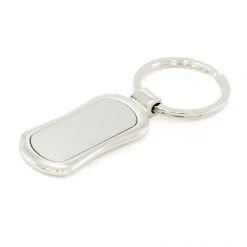 Portachiavi Ondulato In Metallo Argentato 3,5x8,5 Cm -Sconto Rosari Fai da Te in Italia 14100230 portachiavi ondulato in metallo argentato 3 5x8 5 cmc 550x550 1