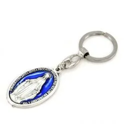 Portachiavi Madonna Miracolosa Smalto Blu 3x10 Cm 7 Portachiavi Madonna Miracolosa Smalto Blu 3x10 Cm -Sconto Rosari Fai da Te in Italia 14100238 portachiavi madonna miracolosa smalto blu 3x10 cmd 550x550 1