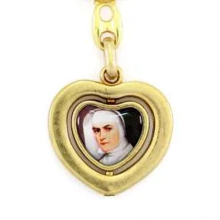 Portachiavi Cuore Girevole Santa Giovanna Antida 3,3x8,5 Cm -Sconto Rosari Fai da Te in Italia 14100242 portachiavi cuore girevole santa giovanna antida 3 3x8 5 cmd 550x550 1