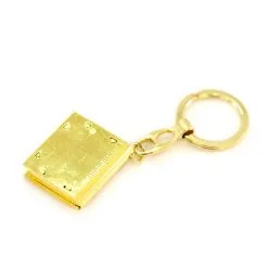 Portachiavi Metallo Dorato Libro Apribile Con Rosario 3x9 Cm -Sconto Rosari Fai da Te in Italia 14100246 portachiavi metallo dorato libro apribile con rosario 3x9 cme 550x550 1