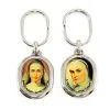 Portachiavi Santa Giovanna Antida E Santa Agostina 2,8x7 Cm