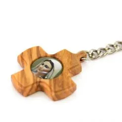 Portachiavi Croce Legno Ulivo Medjugorje 3,5x12 Cm -Sconto Rosari Fai da Te in Italia 14100250 portachiavi croce legno ulivo medjugorje 3 5x12 cmc 550x550 1