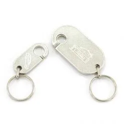 Portachiavi Doppio Anello Sganciabile 8 Cm -Sconto Rosari Fai da Te in Italia 14100255 portachiavi in metallo doppio anello 8 cmf 550x550 1