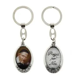 Portachiavi Ovale San Vincenzo De Paoli 3x10 Cm