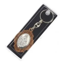 Portachiavi Miracolosa Bilaminato Argento 3,5x10 Cm -Sconto Rosari Fai da Te in Italia 14100268 portachiavi miracolosa bilaminato argento 35x10 cmc 550x550 1