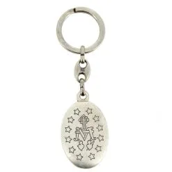 Portachiavi Ovale Madonna Miracolosa 3x10 Cm -Sconto Rosari Fai da Te in Italia 14100272 portachiavi ovale madonna miracolosa 3x10 cmc 550x550 1