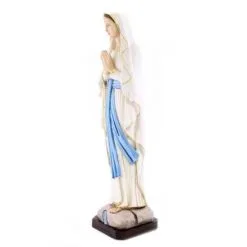 Statua Madonna Di Lourdes In Resina Colorata 60 Cm -Sconto Rosari Fai da Te in Italia 154001001 statua madonna di lourdes in resina colorata 60 cme 550x550 1