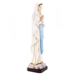 Statua Madonna Di Lourdes In Resina Colorata 60 Cm -Sconto Rosari Fai da Te in Italia 154001001 statua madonna di lourdes in resina colorata 60 cmf 550x550 1