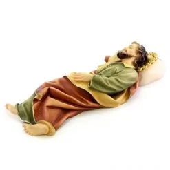 Statua San Giuseppe Dormiente In Legno Colorato 35 Cm -Sconto Rosari Fai da Te in Italia 154001029 statua san giuseppe dormiente in legno colorato 35 cme 550x550 1