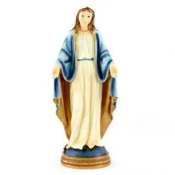 Statua Madonna Miracolosa In Resina Colorata 40 Cm